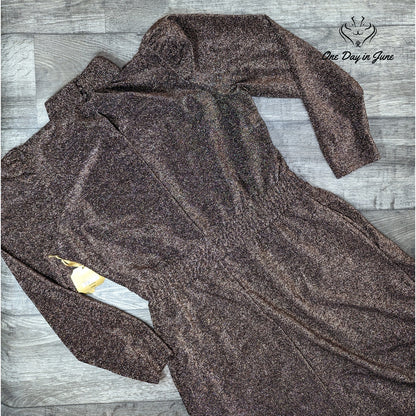 Ryegrass High Neck Long Sleeve Dress Size XXL