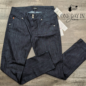 Hudson Collin Skinny Jeans Mare Dark Wash Flap Pocket NWT $189 Size 4 (27)