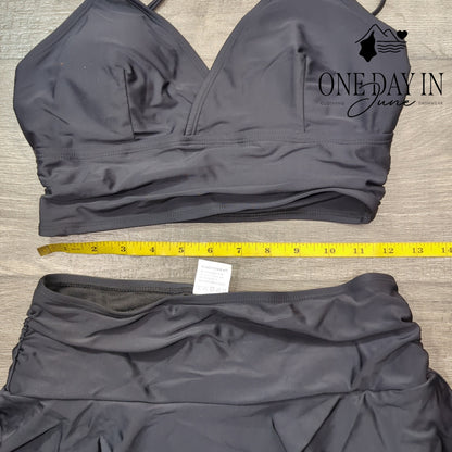 CharmLeaks Skirted Bikini Swimsuit Size S