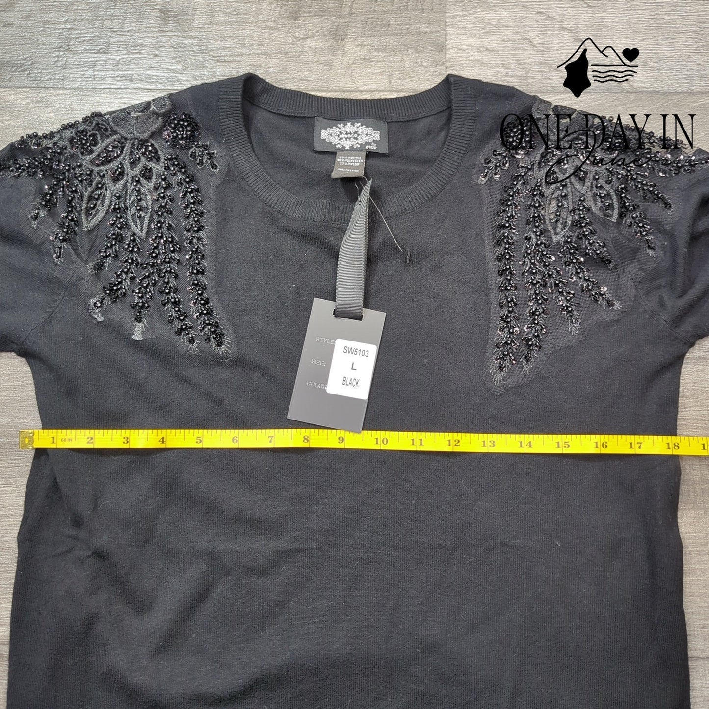 Oliver.O Long Sleeve Crew Neck Sweater Size L