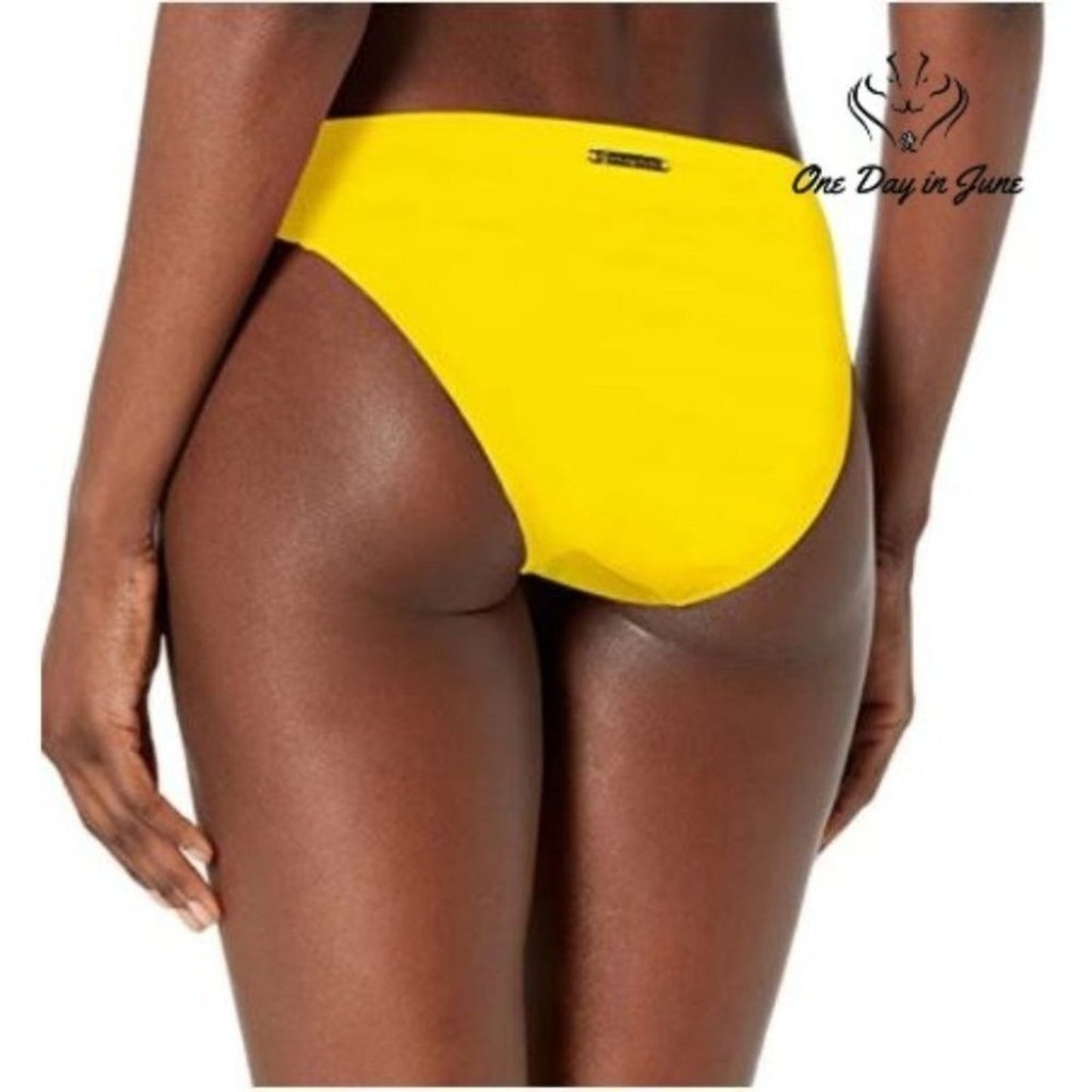 Trina Turk Shirred Side Hipster Bikini Bottom Swimsuit Size 6