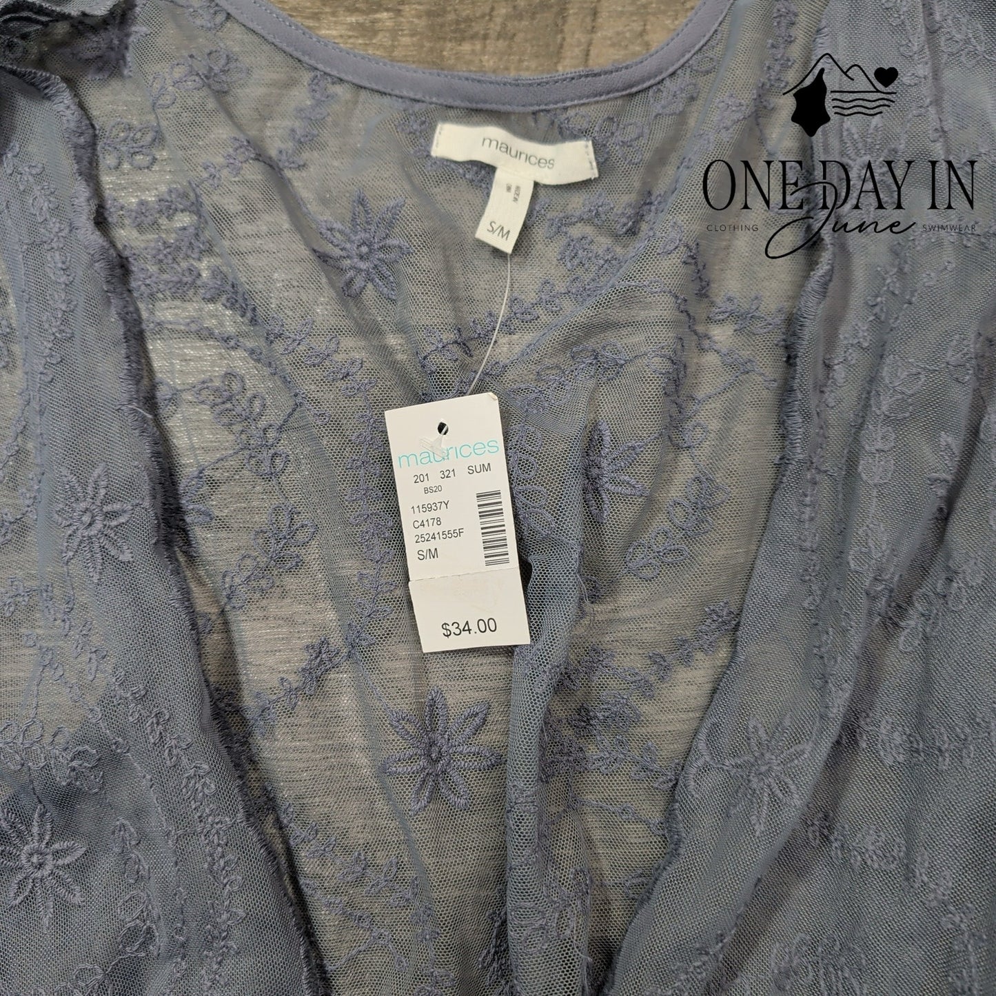 Maurices Tie Front Coverup Size S