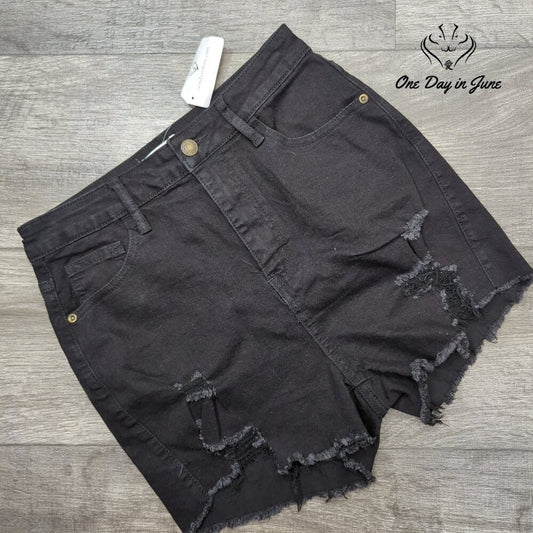 Windsor High Rise Denim Shorts Size M
