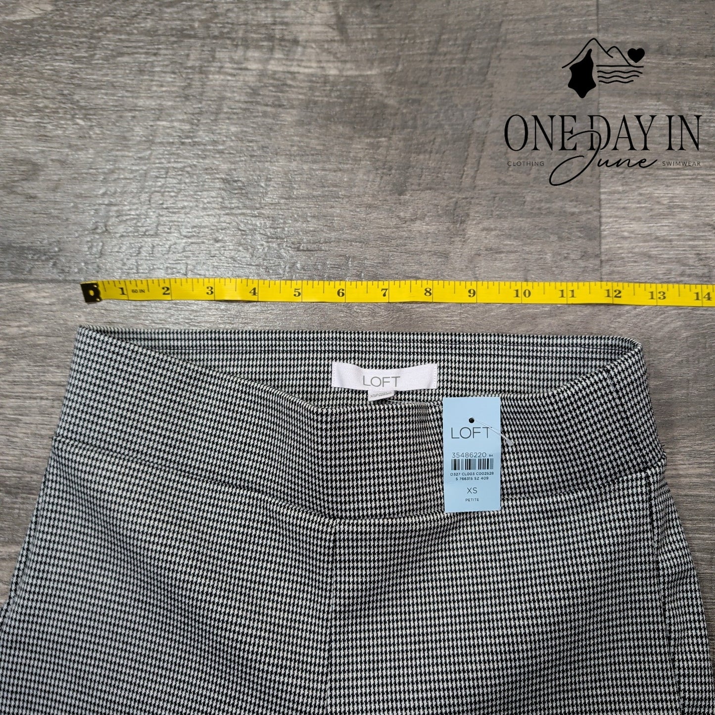Loft Houndstooth Ankle Leggins Size XS