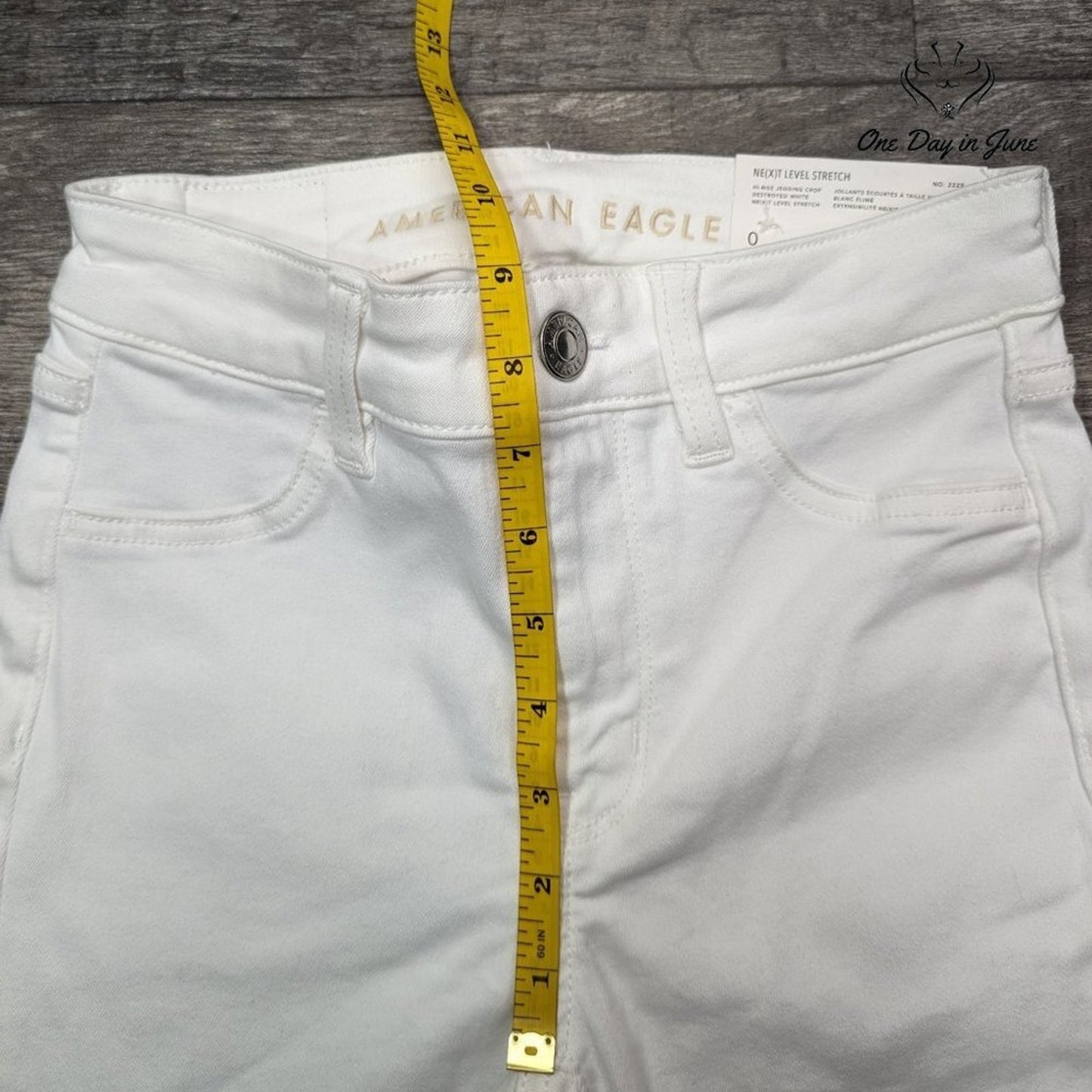 American Eagle Outfitters High Rise Jegging Crop Jeans Size 0