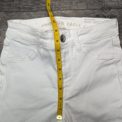 American Eagle Outfitters High Rise Jegging Crop Jeans Size 0
