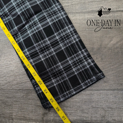 AG Adriano Goldschmied Jodi Crop High Rise Slim Flare Jean Plaid NWT $215 Size 2