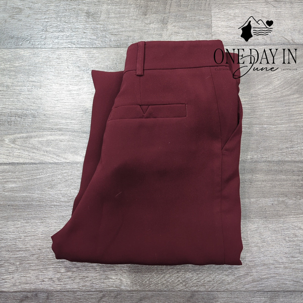 Anthropologie Sasha High Rise Pleated Ankle Pants Burgundy Button Fly NWT Size 0