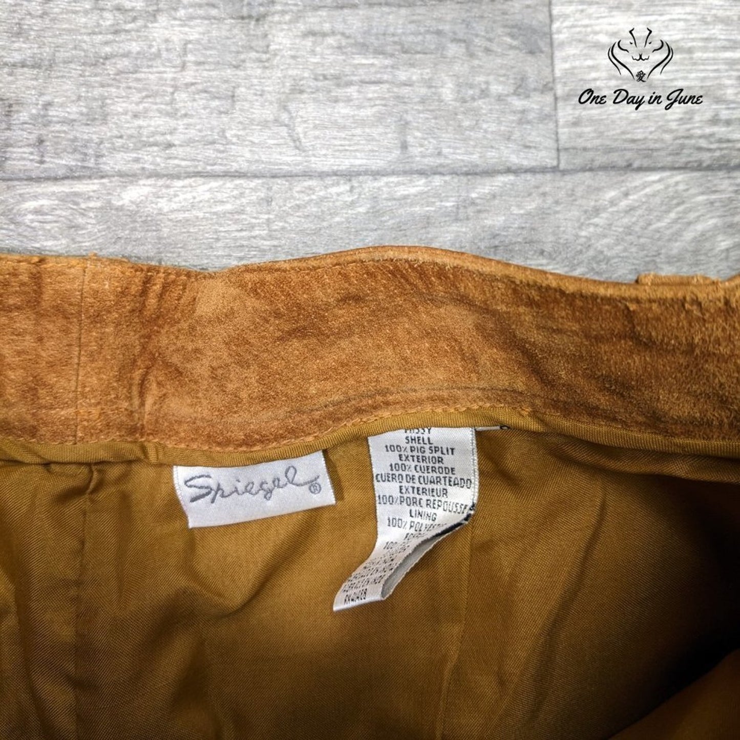 Spiegel Missy Shell Pig Leather Pants Size 8