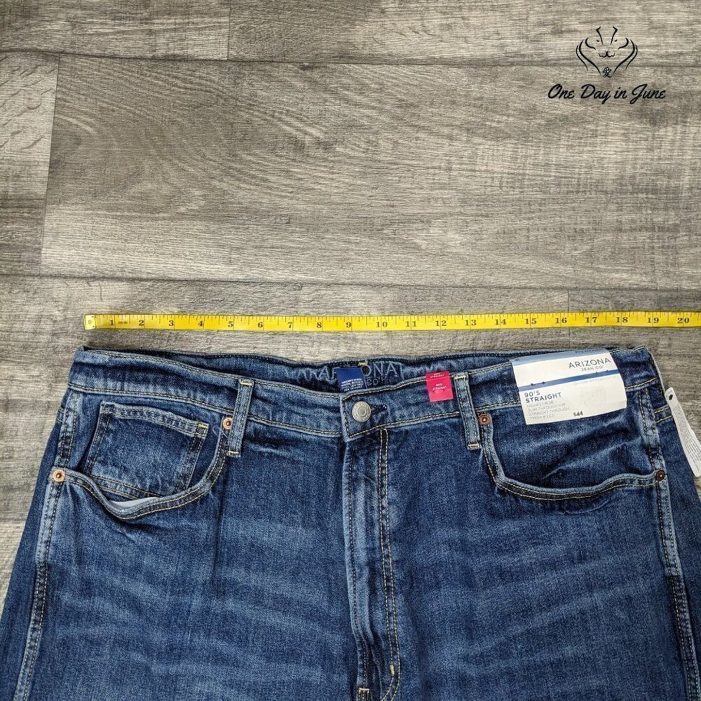 Arizona Jean Co. Highest Rise 90's Straight Jeans Size 21
