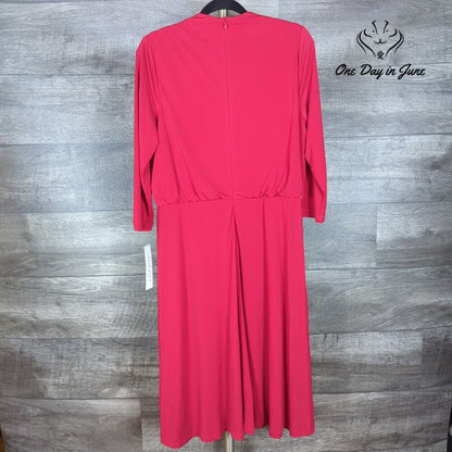 London Style Long Sleeve Midi Dress Size 12