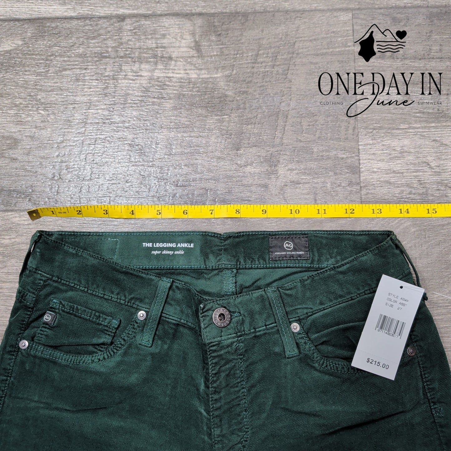 AG Adriano Goldschmied The Legging Ankle Super Skinny Ankle Jeans Size 4 (27)