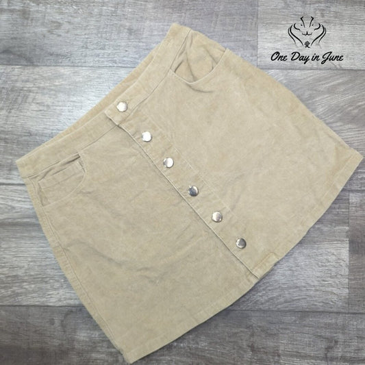 Kori Corduroy Mini Skirt Size S