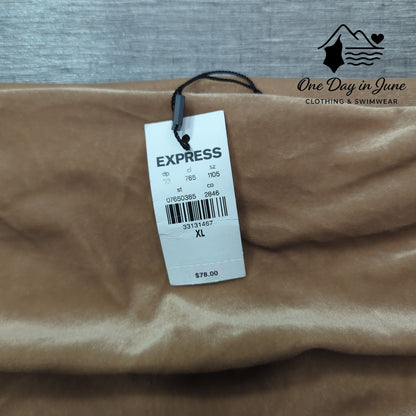 Express Ruched Mini Skirt Size XL