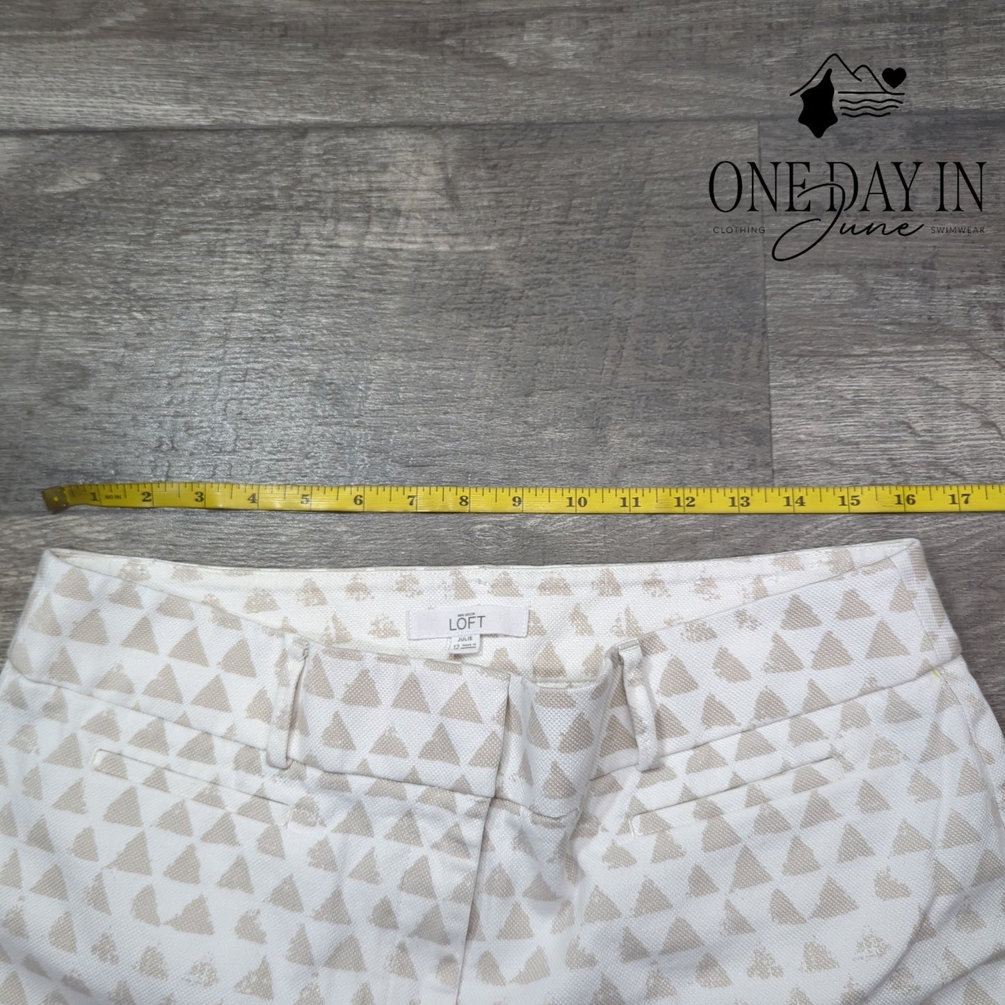 Loft Julie Cropped Jeans Size 12