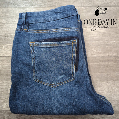 Good American Good Petite Bootcut Jeans Indigo704 NWT Size 15