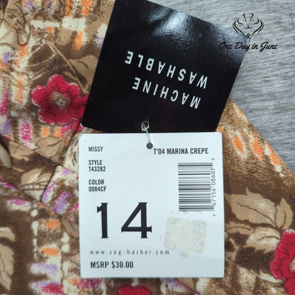 Sag Harbor A Line Knee Length Skirt Size 14