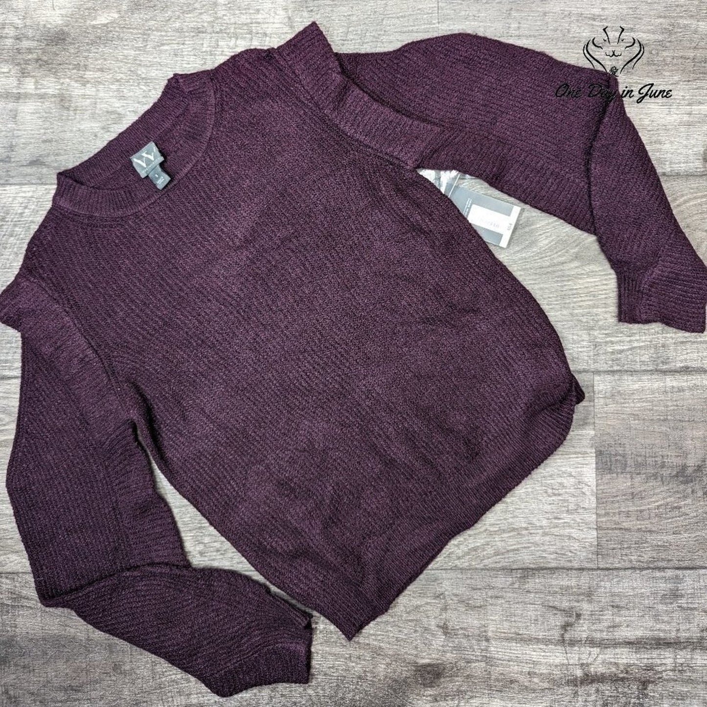 Worthington Long Sleeve Knit Sweater Size S