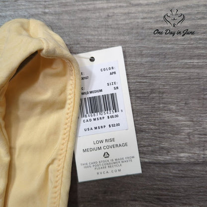 RVCA Run Wild Low Rise Bikini Bottom Size S