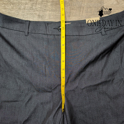 Chico's NWT Straight Leg Dress Pants Black Career Trousers Size Chico's 1S (8S)