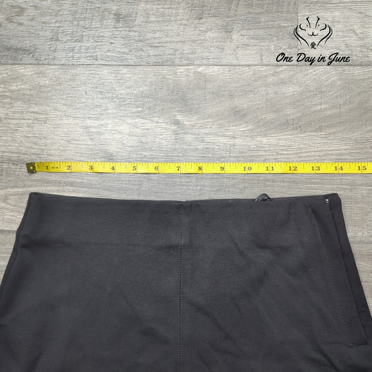 BlankNYC Mavis Knit Pencil Skirt Black Stretch Bodycon NWT Size 4