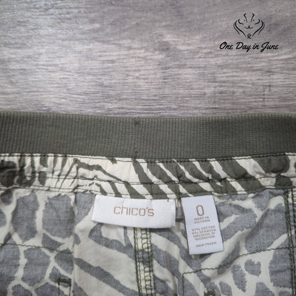 Chico's Comfort Waist Skirt Size Chicos 0 (4)