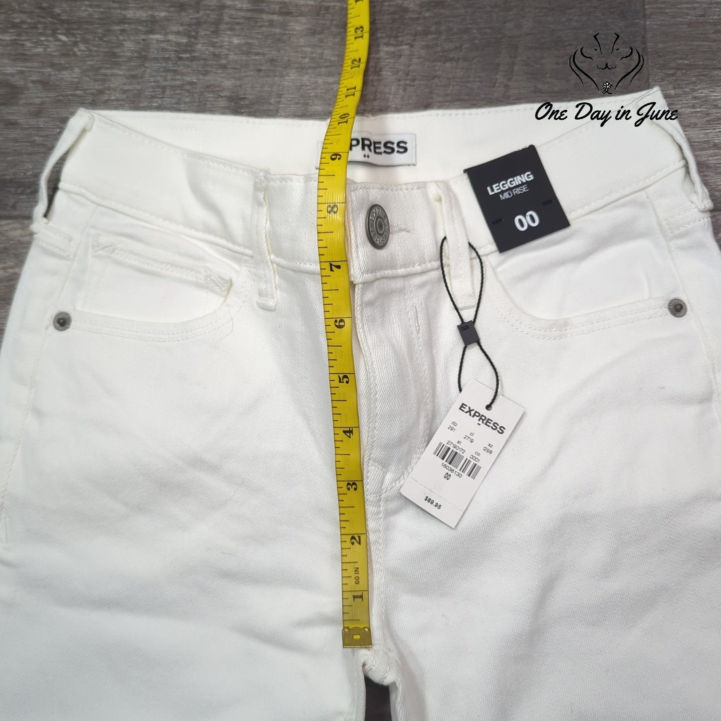 Express Mid Rise Legging Jeans Size 00