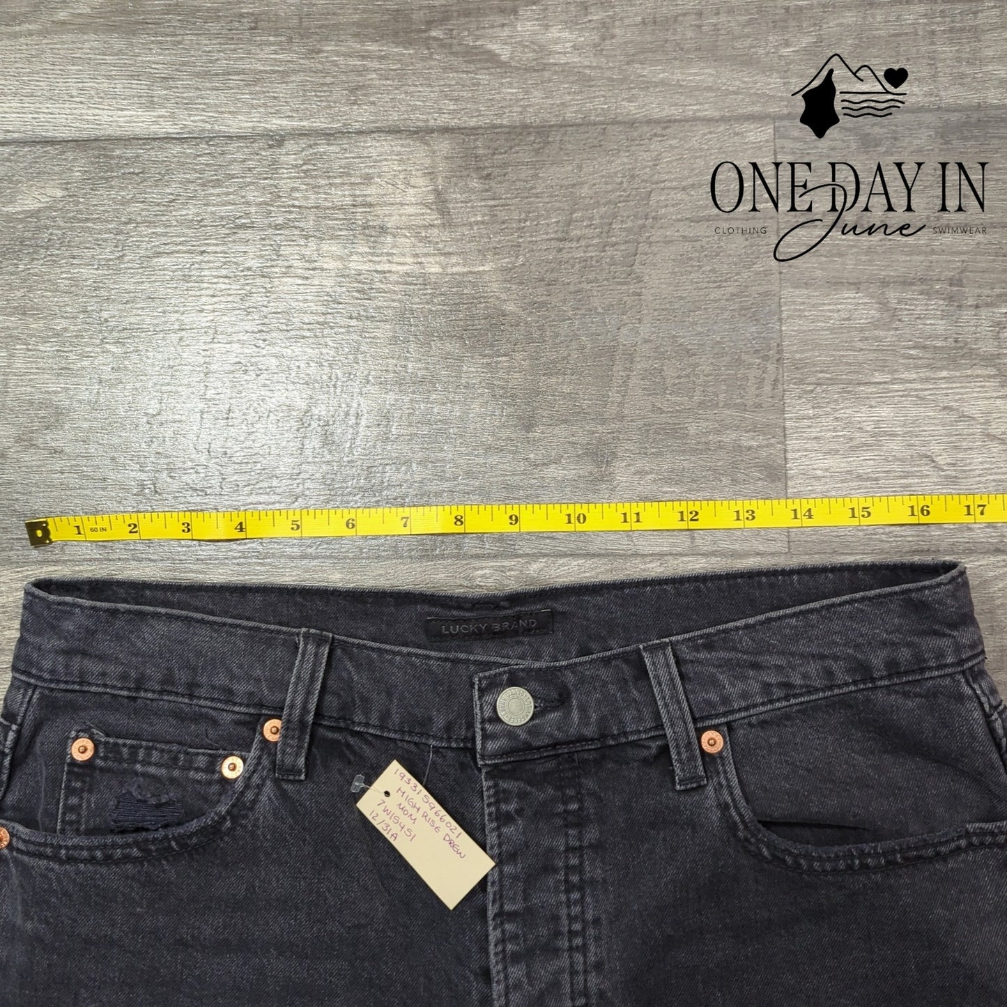 Lucky Brand High Rise Drew Distressed Jeans Size 12