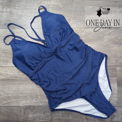 Charmo Tummy Control One Piece Swimsuit Size L