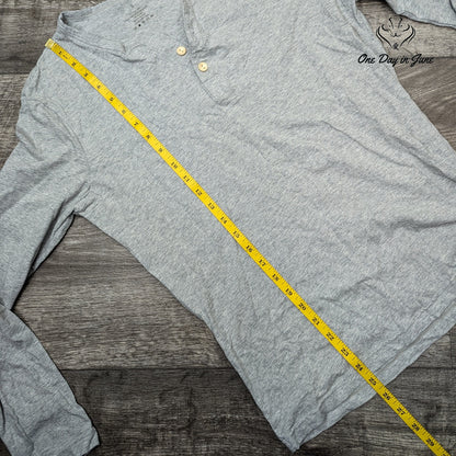 Amzbrly 2 Button Long Sleeve Tee Shirt Size S