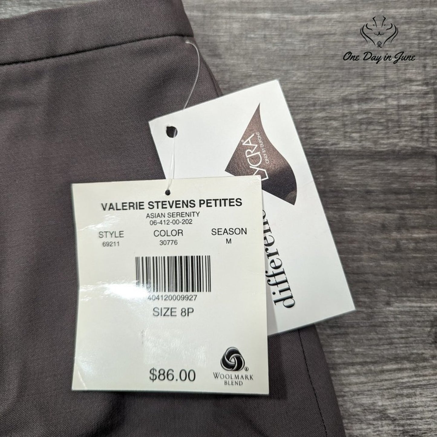 Valerie Stevens Petites Lined Maxi Skirt Size 8P