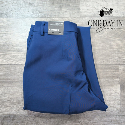 Express Podcaster High Waist Straight Pants Size 8