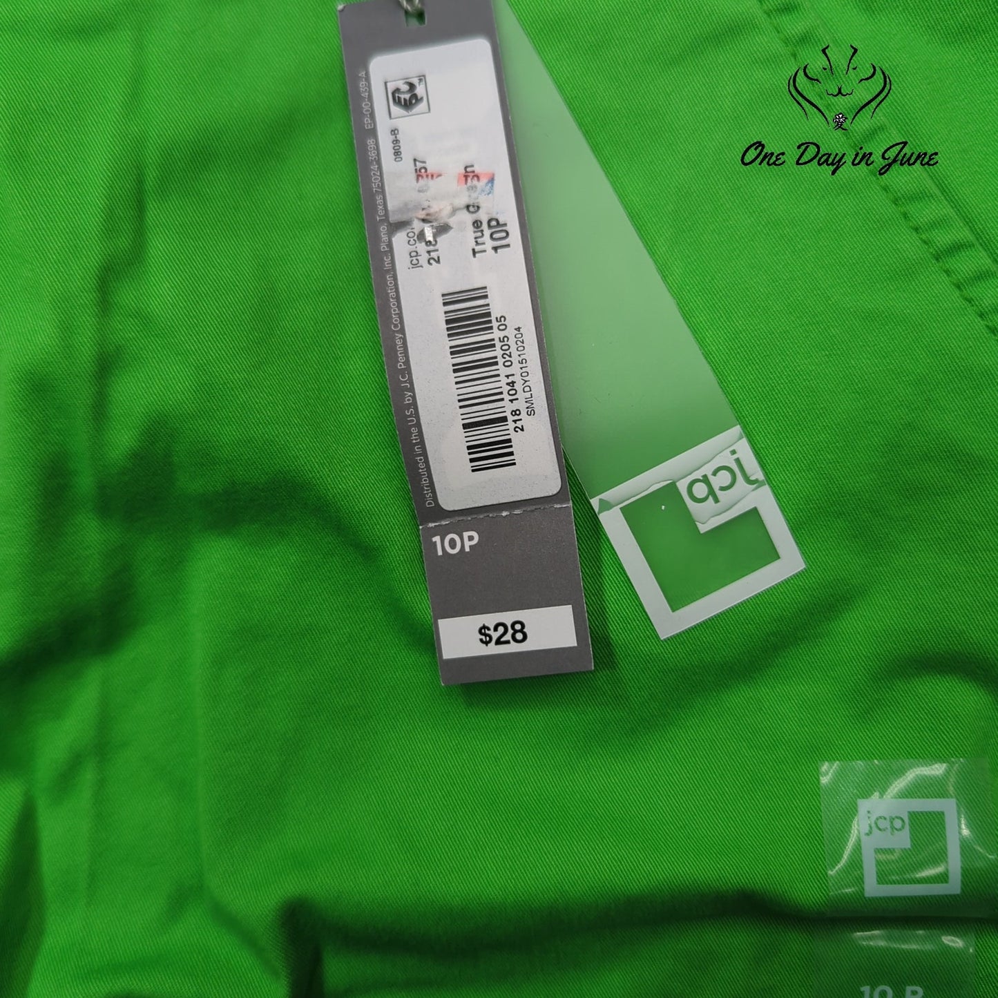 JCP Petite Chino Shorts Size 10P