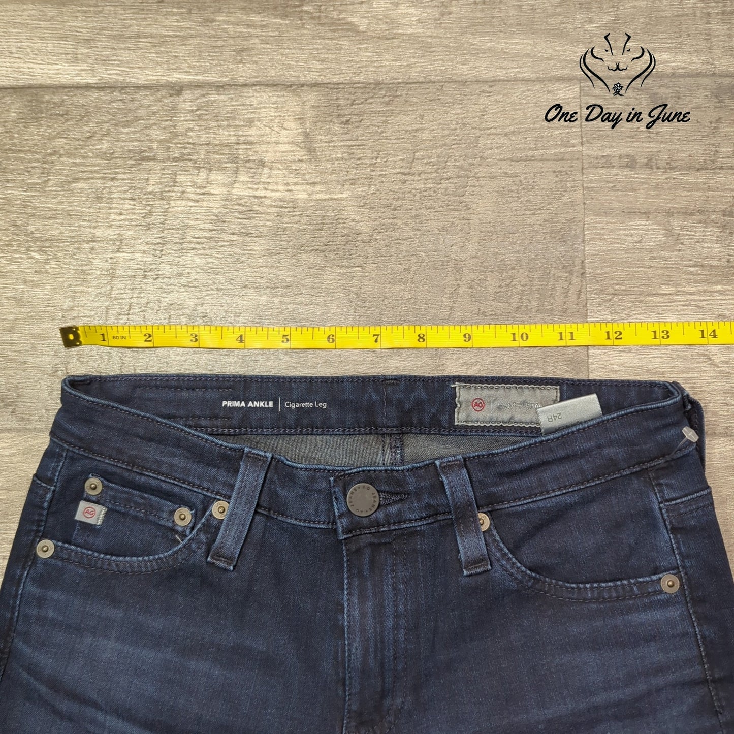 Adriano Goldschmied Prima Ankle Cigarette Leg Jeans Size 24 (0)