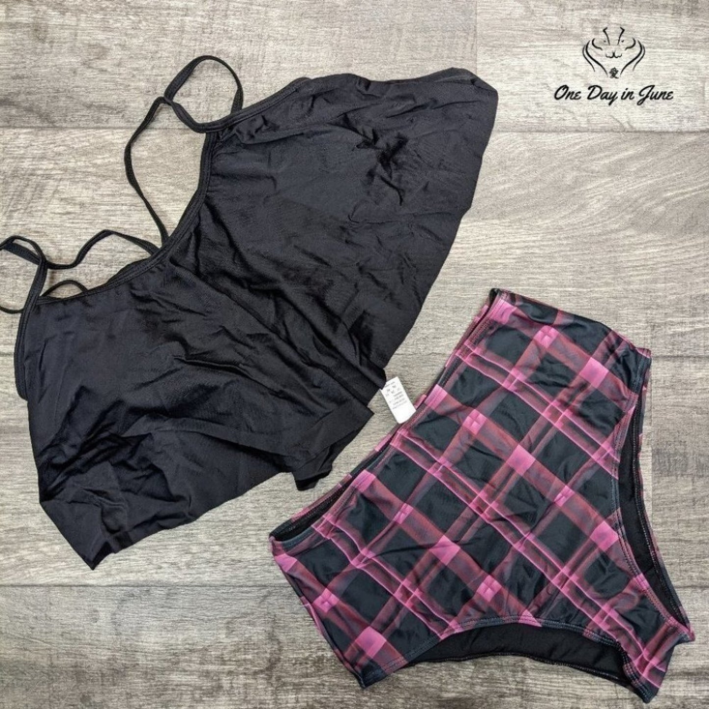 Peddney Flounce High Waist Bikini Swimsuit Size XXL