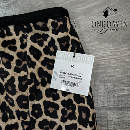 Liz Claiborne Leopard Pencil Skirt Size 8