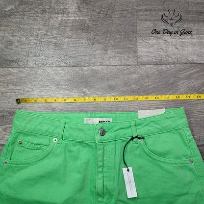 Moto Denim Mini Skirt Size 10