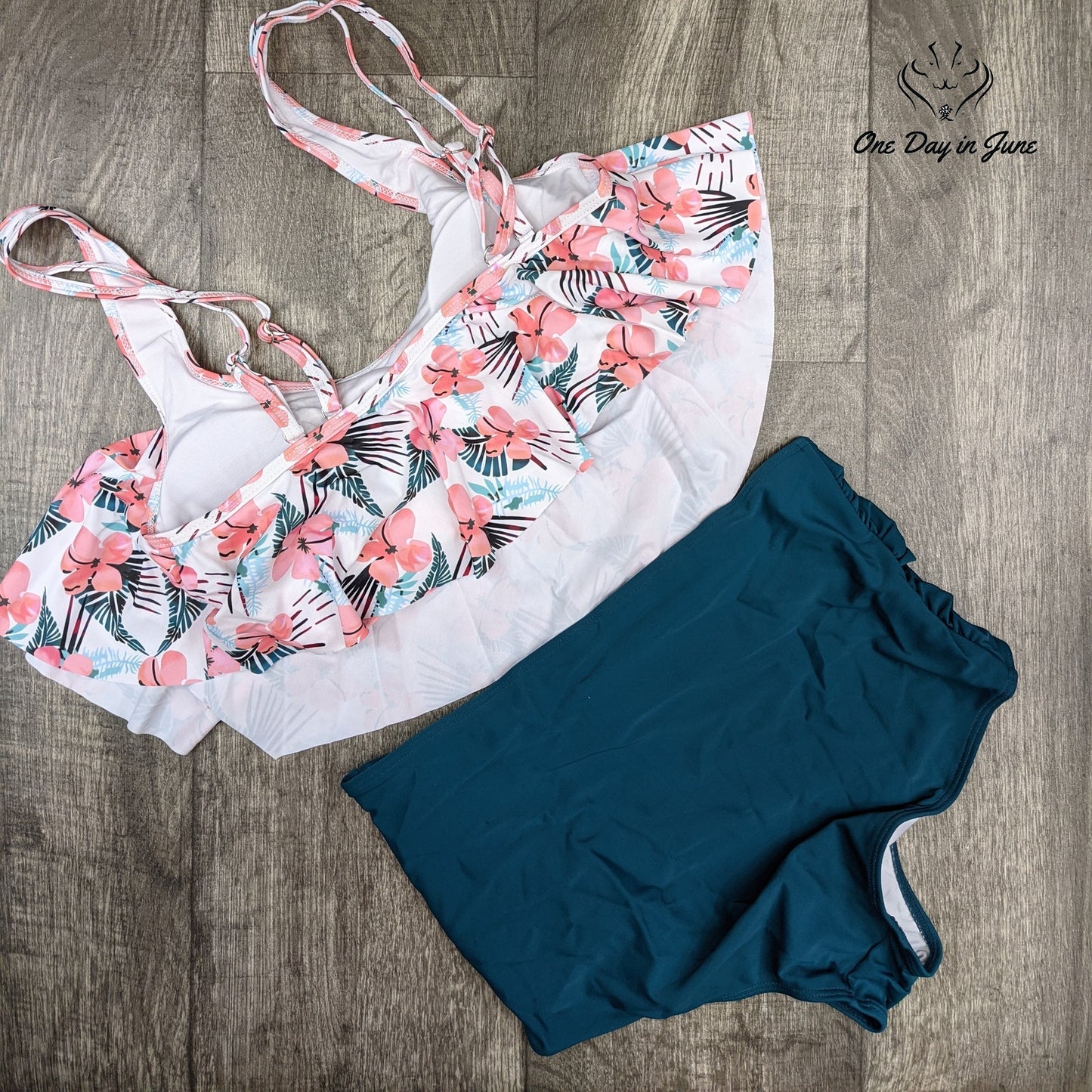 Mitaloo High Waist Flounce Bikini Swimsuit Size L