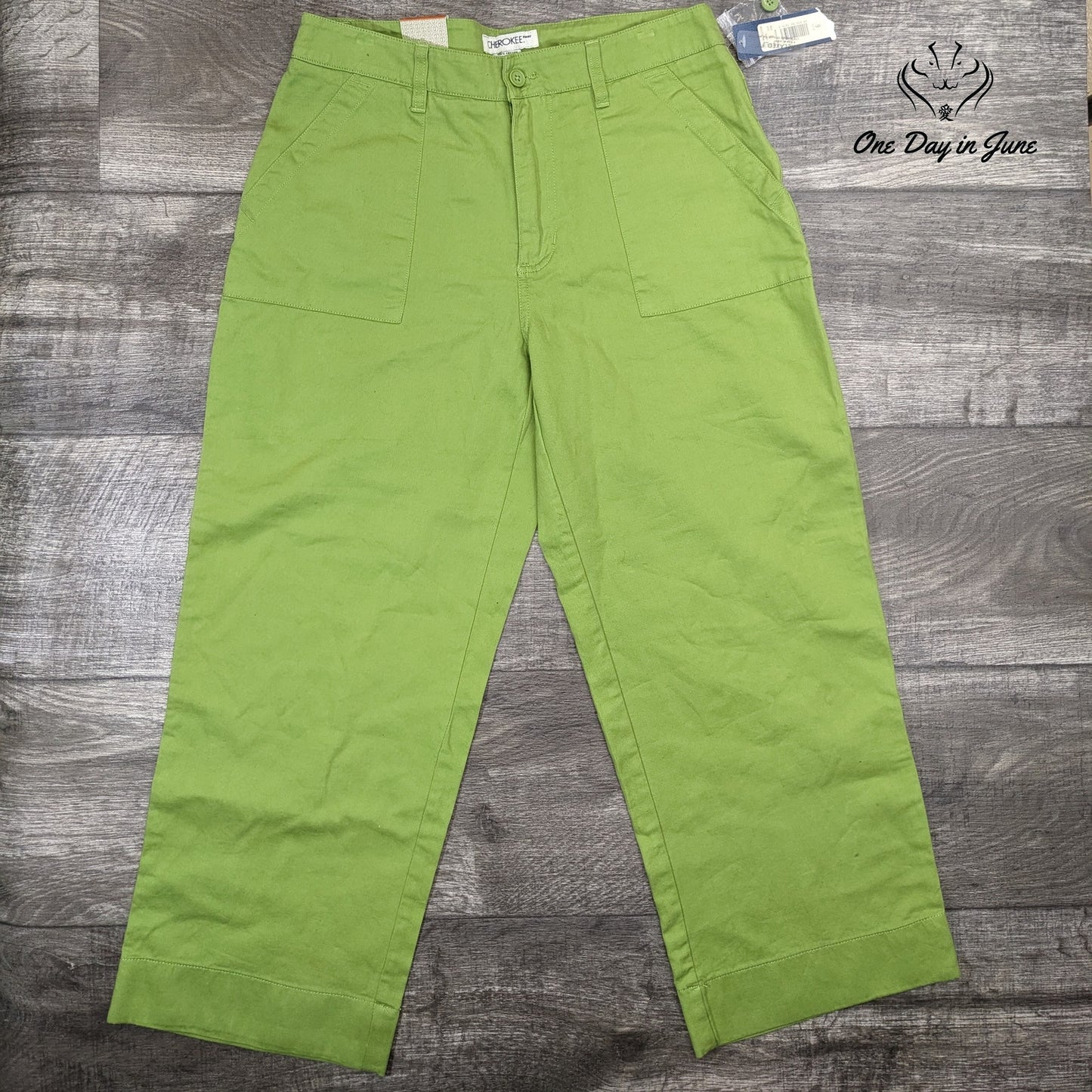 Cherokee Cropped Casual Pants Size 6