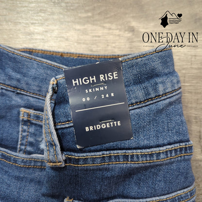 Lucky Brand Bridgette High Rise Skinny Jeans Size 00
