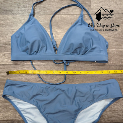Cupshe Lace Up Back Bikini Swimsuit Size L