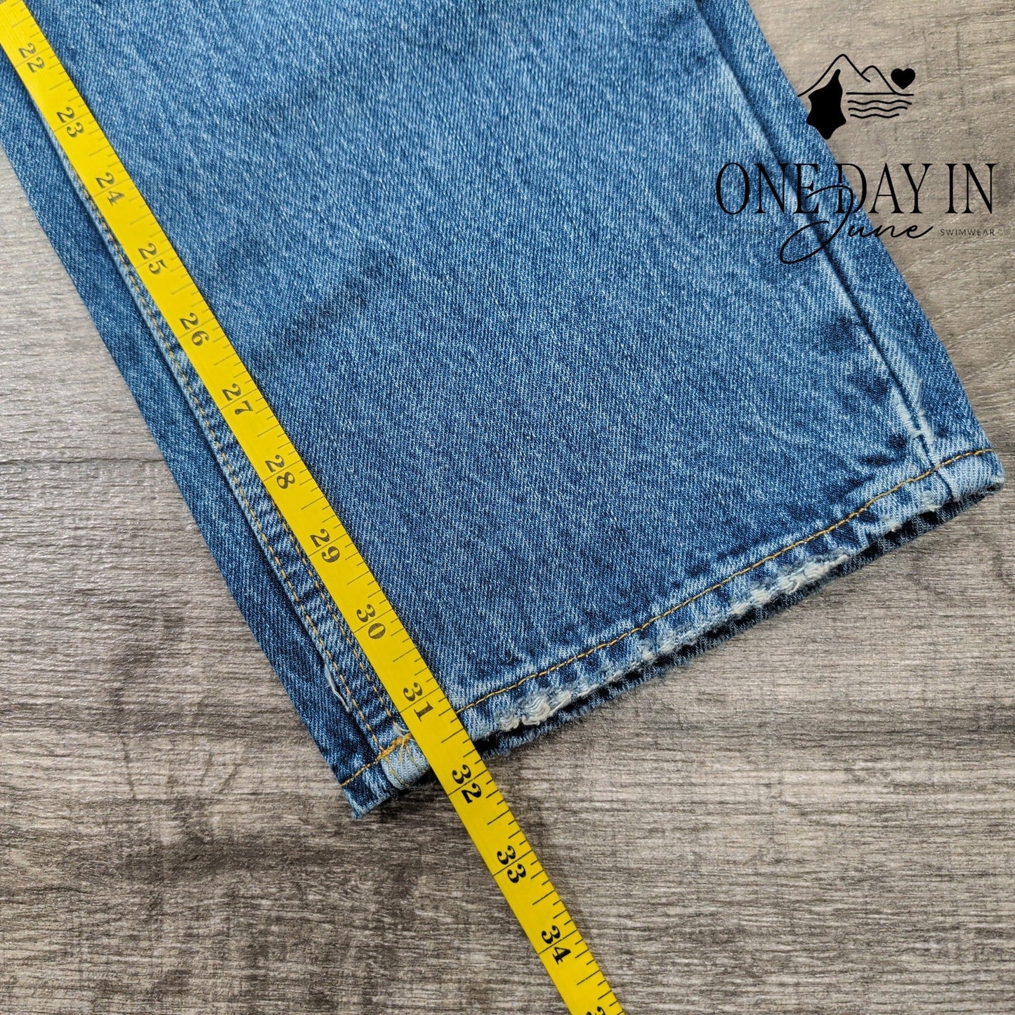 Good American Good 90s Icon Straight Leg Jeans Blue952 High Rise NWT Size 14