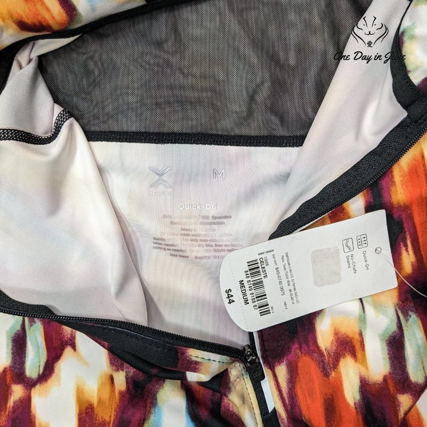 Xersion Xersion High Neck Long Sleeve Quarter-Zip Pullover Size M