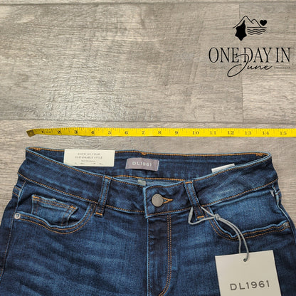DL1961 Emma Low Rise Skinny Jeans Dark Wash 29" Inseam NWT Size 4 (27)