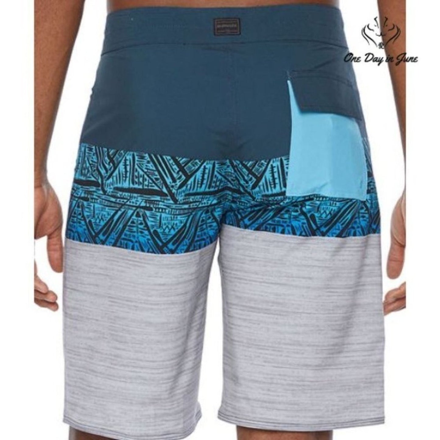 Burnside 360 9 1/2" Inseam Stretch Board Shorts Size 30