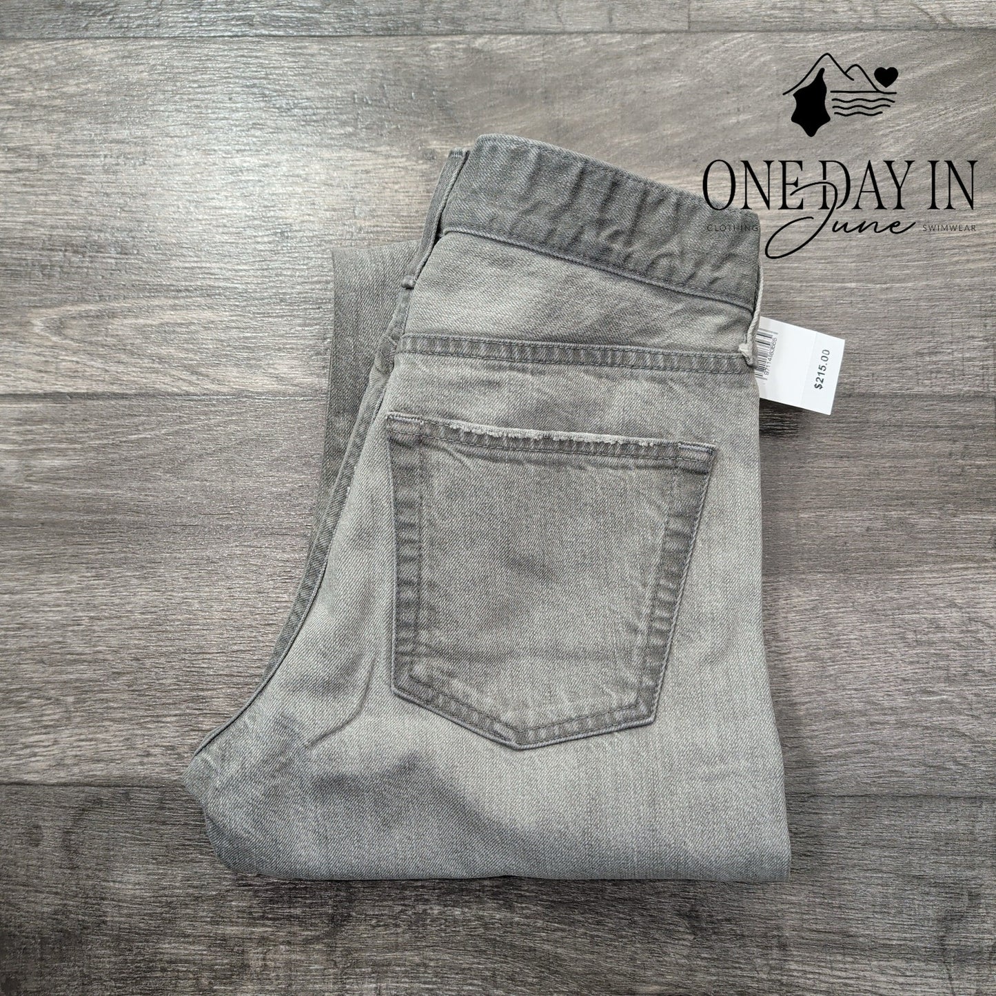 AG Adriano Goldschmied Straight Leg Jeans Gray Denim NWT $215 Size 4 (27)