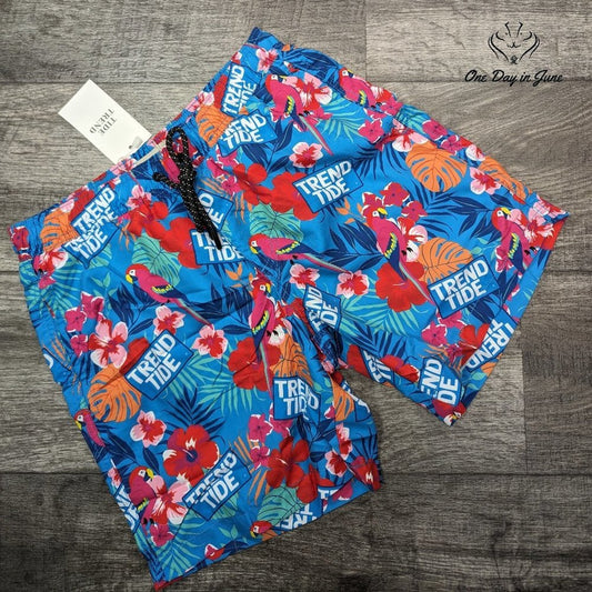 Tide Trend Floral Board Shorts Size S