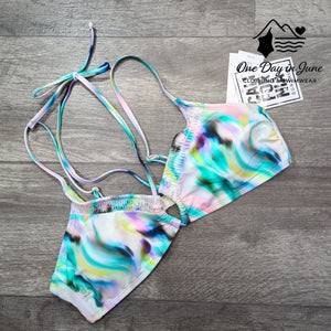 California Sunshine Keyhole Bikini Top Size XL