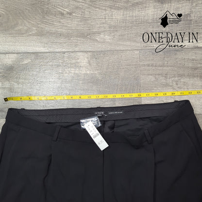 J.Crew Essential Wide Leg Dress Pants Black NWT Size 22