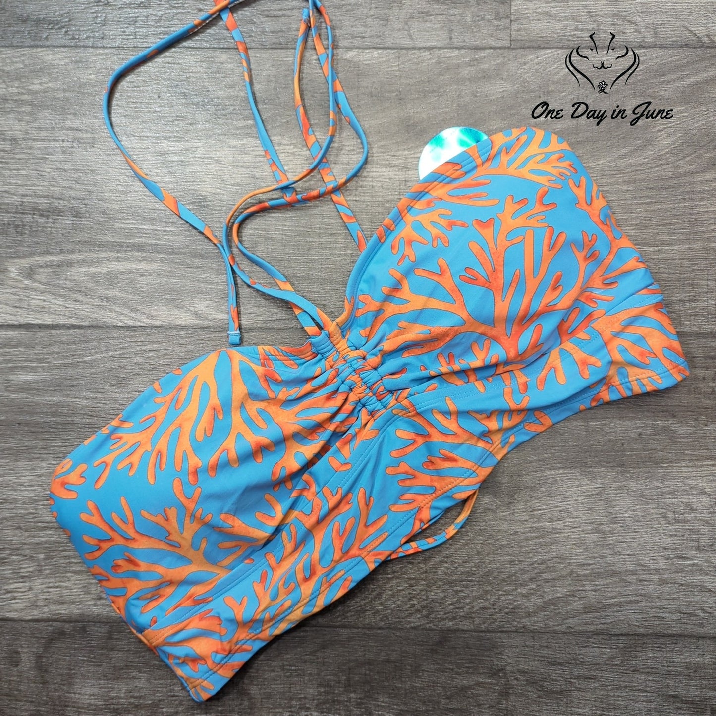 Decree Bandeau Bikini Top Size XXL